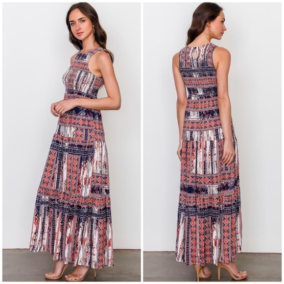 LAST ONE‼re:named Bloomingdale's Boho Maxi Dress - Picture 5 of 6